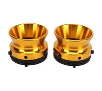 Adaptador de concentrador NAB Dispositivo de carga universal de aleación de aluminio pulido Abridor de 10 pulgadas para equipos de audio profesionales Studer ReVox Akai Teac (Oro)