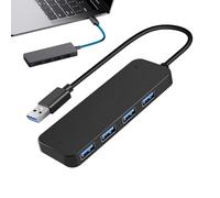 Adaptador de concentrador USB de 4 puertos, multipuerto USB, concentrador USB tipo C, extensor adaptador, divisor pequeño de alta velocidad, adaptador multipuerto USB para tarjeta de disco portátil