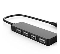 Adaptador de concentrador USB de alta velocidad tipo C de 4 puertos para PC, portátil, accesorios multiUSB 2.0/3.0, cable de extensión divisor para teclado de mouse