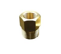 Adaptador de conector acoplador de instalación de tuberías de latón, rosca métrica hembra a macho, M14 M16(F M14 to M M16)