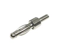 Adaptador de conector banana de 4 mm (20/40 piezas) con forma de linterna de 3 mm/4 mm y rosca M3/M4.(M4 thread,20PCS)