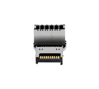 Adaptador de Conector Convertidor de Cableado Frontal Tipo C, Tipo A, USB 3.1, 10 G, Placa Base de Computadora de 90 Grados, Tipo e, con Conector Tipo