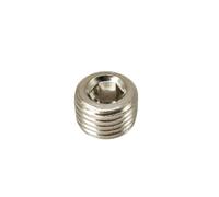 Adaptador de conector de acoplador de montaje de enchufe de tapa de extremo de cobre de cabeza hexagonal de tubo de latón