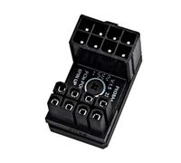 Adaptador de conector de alimentación de aluminio de 8 pines, tarjeta gráfica giratoria de 180 grados, adaptador de conexión de dirección asistida de 8 pines