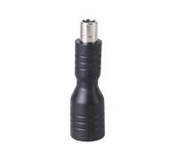 Adaptador de conector de alimentación macho de 8 mm x 2,0 mm a hembra de 5,5 mm x 2,1 mm, enchufe de alimentación para tiras LED electrónicas, cámara CCTV, herramientas de ingeniería electrónica