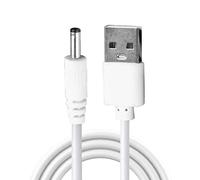 Adaptador de conector de alimentación recto de 3,5 x 1,35 mm a cable de alimentación USB para lámpara de mesa