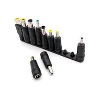 Adaptador de Conector de Barril de 10 Piezas, Conector de Barril de CC Universal de 5,5 x 2,1mm, Enchufe de Fuente de Alimentación del Cargador de Computadora Portátil
