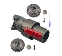 Adaptador de conector de cabezal de succión de accionamiento directo + rueda de bola en V, Compatible con accesorios de repuesto Dyson V7 V10 V11 V15