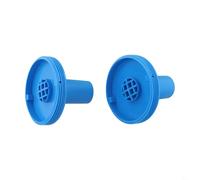 Adaptador de conector de colador para piscina Intex de 1-1/4 pulgadas, compatible con piezas de filtro 11070 26165EH, gris azul, paquete de 2 (2 azul)