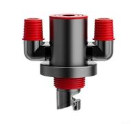 Adaptador de conector de drenaje de fregadero de plástico y acero inoxidable, varios tamaños, apto para purificador, lavavajillas, electrodomésticos, camino, diseño resistente a fugas, 15 x 15 cm para
