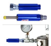 Adaptador de conector de filtro de pulverizador de pintura sin aire con interfaz de 1/4, junta de aleación de malla 100 para una filtración eficiente de impurezas, compatible