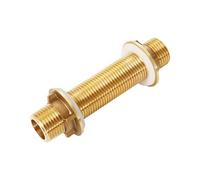 Adaptador de conector de mamparo de latón fiable para sistemas de agua eficientes, uso industrial doméstico, reparaciones rápidas y mantenimiento, montaje de tanques de agua