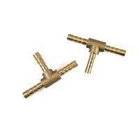 Adaptador de conector de manguera de latón de 3 vías con púas de 4, 5, 6, 8, 10, 12, 14, 16, 19 y 25 mm(19mm Barb)