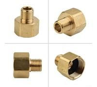 Adaptador de conector de manguera de latón giratorio para lavadora a presión, hembra de 22 mm a macho de 14 mm, material de cobre con alta resistencia a la presión