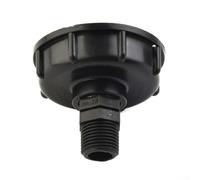Adaptador de conector de manguera de tanque IBC con rosca gruesa de 60 mm, adecuado para válvula de tanque IBC hembra estándar 2 y 3/4 S60X6 (20 mm)