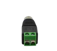 Adaptador de Conector de Tornillo AV Hembra/Macho, Bloque de terminales CAT5 a cámara CCTV Balun de vídeo, 4/8/20 Piezas(Female,4PCS)