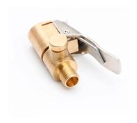 Adaptador de conector de válvula de aire portátil de latón para inflar y desinflar neumáticos de coche, diámetro exterior de 0.3 pulgadas, compatible con mangueras de tubo de perforación de 8 mm