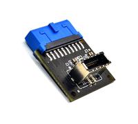 Adaptador de Conector Interno USB 3.0 A USB 3.2 Tipo C Frontal Tipo e, Convertidor de 20 Pines A 19 Pines