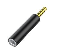 Adaptador de conector macho hembra AUX de 3,5 mm para extensión de cable extensor de acoplador estéreo de 4 secciones