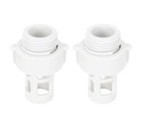 Adaptador de conector para desagüe de manguera redonda Intex, sustituye a la pieza 10184, compatible con marco de metal de 10 a 24 pies y piscinas fáciles de instalar, paquete de 2