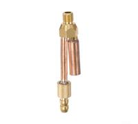 Adaptador de conector separado para soplete de soldadura TIG M8x1.0 para serie 150, accesorio de manguera de gas de cobre con estilo de enchufe de aviación para conexión rápida de argón