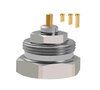 Adaptador de conector termostático de metal para válvula de radiador | Cabezales de radiador con control de temperatura para casa, villa, oficina, apartamento, dormitorio, sala de estar