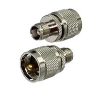 Adaptador de conector UHF PL259 SO239 a macho TNC y hembra, Terminal cable convertidor Coaxial RF, latón nuevo, 1 Uds ESSEIEIE(UHF M to TNC F)