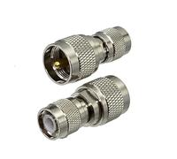 Adaptador de conector UHF PL259 SO239 a macho TNC y hembra, Terminal cable convertidor Coaxial RF, latón nuevo, 1 Uds ESSEIEIE(UHF M to TNC M)