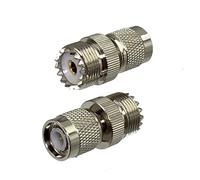 Adaptador de conector UHF PL259 SO239 a macho TNC y hembra, Terminal cable convertidor Coaxial RF, latón nuevo, 1 Uds ESSEIEIE(UHF F to TNC M)