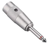 Adaptador de conector XLR Male/Jack mono