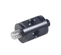 Adaptador de conexión de tornillo de 1/4, adaptador de aluminio expandible de 1/4 para tubo de fotografía de 15 mm, soporte ligero de fibra de carbono para cámara
