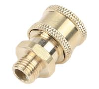 Adaptador de conexión rápida para lavadora a presión, acoplador macho a macho de 1/4 pulgadas para conector de manguera de alta presión, latón