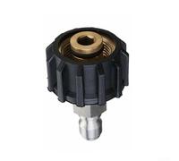 Adaptador de conexión rápida para lavadora a presión, conector M22 hembra a macho de cuarto de pulgada, tres octavos QD a M22 catorce mm, conector de manguera de alta presión (macho 3/8 QD a M22 14 mm