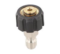 Adaptador de conexión rápida para lavadora a presión, conector M22 hembra a macho de cuarto de pulgada, tres octavos QD a M22 catorce mm, conector de manguera de alta presión (macho 3/8 QD a M22 15 mm