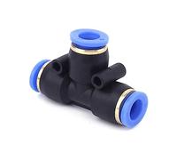 Adaptador de conexión rápida para manguera de aire 1 Uds Accesorios Neumáticos Conectores PE Empuje Directo 4-16mm/acoplamientos Rápidos De Manguera Plástico(PE-12)