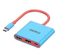 Adaptador de conmutador de aluminio portátil, soporte DockingStation 4K, PD100W USB 3.0, adaptador HDMI portátil, compatible con Switch 2/1/OLED, TV Dock compatible con Nintendo Switch 2 (2025)