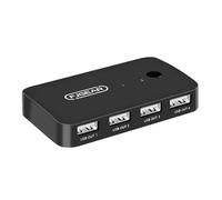 Adaptador de conmutador USB de 2 entradas y 4 salidas