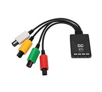 Adaptador de Controlador Convertidor de Mango Inalámbrico BT para Consola Sega Dreamcast, Convertidor de Controlador BT de 4 Jugadores, Plug and Play Simple