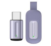 Adaptador de controlador IR para smartphone, mini mando a distancia para teléfonos Android, tipo C, transmisor IR inteligente universal para TV, aire acondicionado, ventilador y más, aleación de