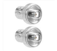 Adaptador de conversión de 2 piezas SMA hembra a BNC hembra