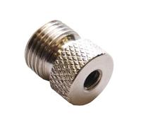 Adaptador de conversión de aerógrafo de la marca Master Airbrush para aerógrafos Aztek; convierte roscas Aztek de tamaño a roscas BSP de 1/8 pulgadas; conector adaptador de manguera