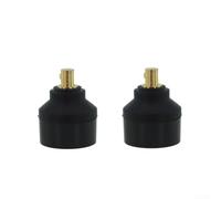 Adaptador de conversión de antorcha de soldadura Tig Wp26v a Wp17v 2 unids latón ajuste para 35-50mm a 10-25mm cable uso color negro