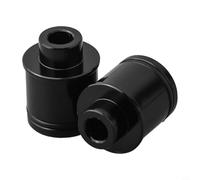 Adaptador de conversión de eje pasante de 12 mm/15 mm a 9 mm de liberación rápida para bujes Hope y compatibles, para aluminio anodizado 7075 mecanizado CNC (2 piezas de 15 a 9 mm)