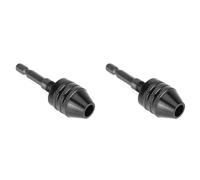 Adaptador de Conversión de Mandril de Aleación de Aluminio, Portabrocas sin Llave, 2 uds., 0,8-8mm para Controlador de Impacto