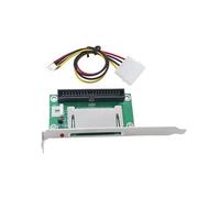 Adaptador de Conversión de Tarjeta Compact Flash CF de 40 Pines A IDE de 3.5" Soporte de Placa PCI Panel Trasero CF A Tarjeta de Expansión IDE