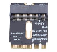 Adaptador de conversión SSD M.2 NVME, puerto WiFi M.2 A y E mejorado PCIe 4.0 M Key NVME SSD Kit de reemplazo de tarjeta de conversión