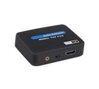 Adaptador De Convertidor De Audio, Versión HDMI2.0 Divisor De Audio /3.5 Convertidor De Salida De Audio De Fibra Óptica Digital Adaptador De Audio 4Aux 4K - Convertidor De Audio HD - Extracto