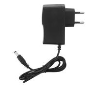Adaptador de Corriente 5v 2a de Reemplazo con Enchufe de Corriente Continua | Interfaz de 5,5mm, Plástico Negro Compacto, Uso en Casa y Viaje, Compatible con Audio y Disco Duro Externo
