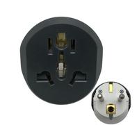 Adaptador de corriente Alemania - Convertidor de enchufe de viaje tipo F, divisor de enchufe de pared europeo, tomado Shucko | Francia España Corea Rusia Grecia Noruega Islandia Suecia Trip Essential