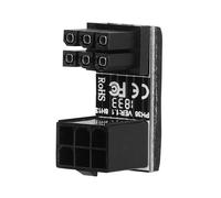 Adaptador de corriente angular compacto, diseño de giro en U de 180 grados para la dirección de instalación del cable de la tarjeta gráfica de